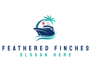 Yacht Beach Travel logo design