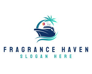 Yacht Beach Travel logo design