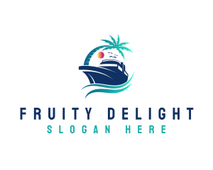 Yacht Beach Travel logo design