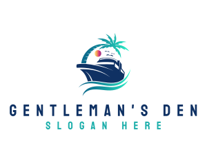 Yacht Beach Travel logo design