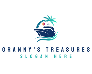 Yacht Beach Travel logo design