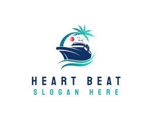 Yacht Beach Travel logo design