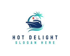 Yacht Beach Travel logo design