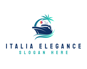 Yacht Beach Travel logo design