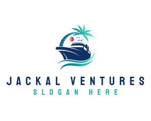 Yacht Beach Travel logo design