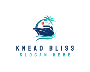 Yacht Beach Travel logo design