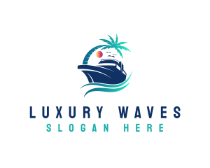 Yacht - Yacht Beach Travel logo design