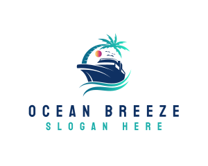 Yacht Beach Travel logo design