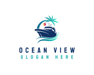 Yacht Beach Travel logo design