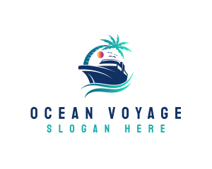 Yacht Beach Travel logo design