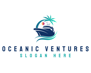 Yacht Beach Travel logo design