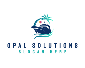 Yacht Beach Travel logo design