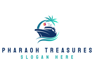 Yacht Beach Travel logo design