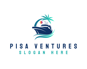 Yacht Beach Travel logo design