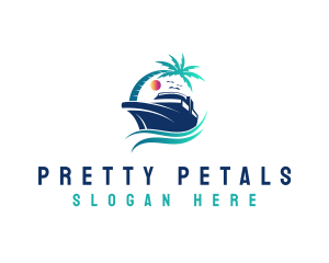 Yacht Beach Travel logo design