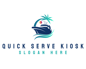 Yacht Beach Travel logo design