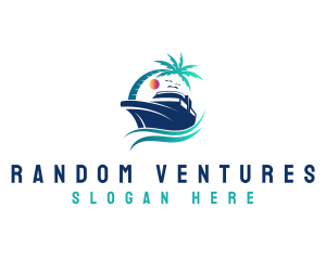 Yacht Beach Travel logo design