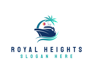 Yacht Beach Travel logo design