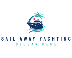 Yacht Beach Travel logo design