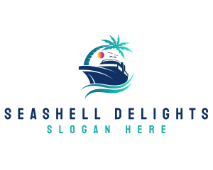 Yacht Beach Travel logo design