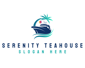 Yacht Beach Travel logo design