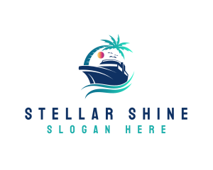 Yacht Beach Travel logo design