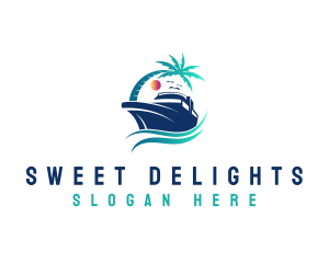 Yacht Beach Travel logo design