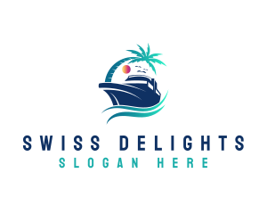 Yacht Beach Travel logo design