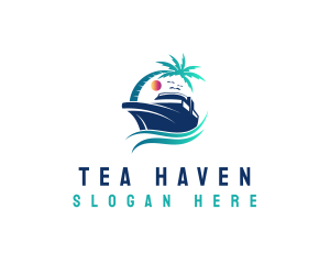 Yacht Beach Travel logo design