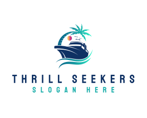 Yacht Beach Travel logo design