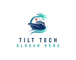 Yacht Beach Travel logo design