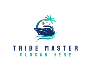 Yacht Beach Travel logo design