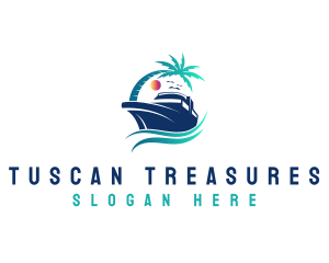 Yacht Beach Travel logo design