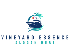 Yacht Beach Travel logo design