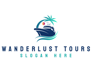 Yacht Beach Travel logo design