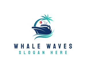 Yacht Beach Travel logo design