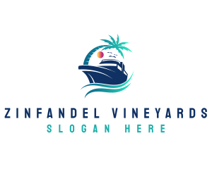 Yacht Beach Travel logo design