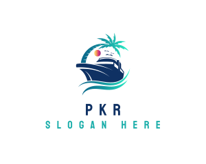 Yacht Beach Travel logo design