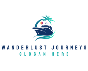 Travel - Yacht Beach Travel logo design