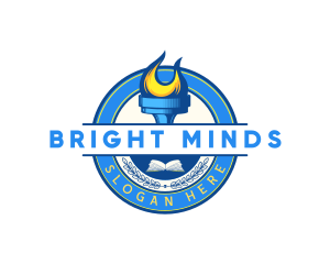 School - School Torch Academy logo design