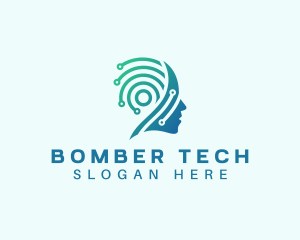 Mind Psychologist Tech logo design