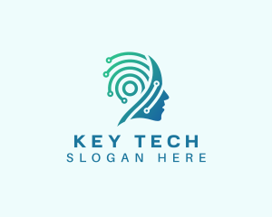 Mind Psychologist Tech logo design