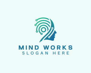 Mind - Mind Psychologist Tech logo design