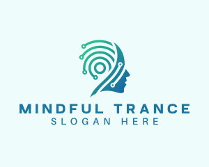 Mind Psychologist Tech logo design