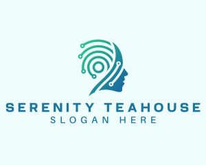 Mind Psychologist Tech logo design