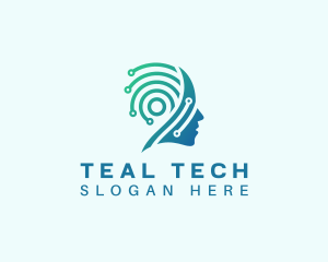 Mind Psychologist Tech logo design
