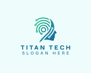 Mind Psychologist Tech logo design