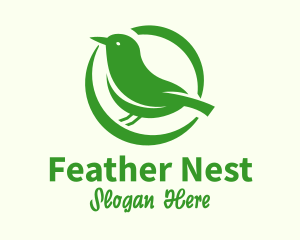 Nature Bird Nest logo design