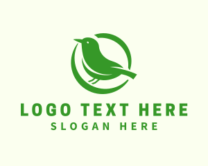 Avian - Nature Bird Nest logo design