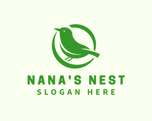 Nature Bird Nest logo design